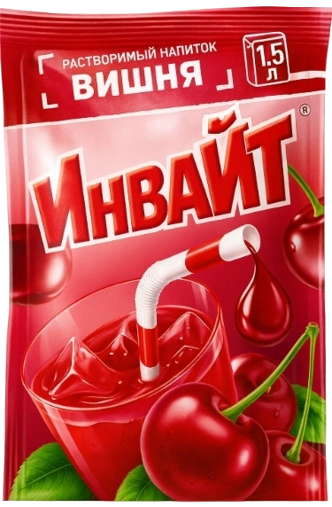 СОК Раств. нап. ИНВАЙТ Вишня 12ГР 6/24 фото 1