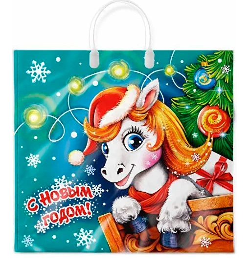 ПП ПЛАСТИК РУЧК СУМКА 3734 Ерема 37х34 см 10/10 СМГ фото 1