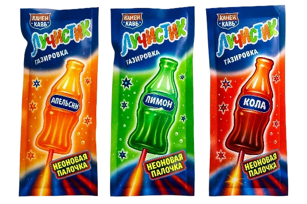 ЛЕД Лучистик, карам. на неон. пал. 10гр. 12/30 (ГАЗИРОВКА) фото 1