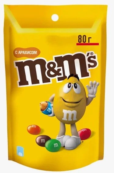 ШБ МэндМс 80гр Арахис 1/28 фото 1