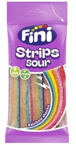 МРМ ФИНИ пластинки СТРИПС СОУР РЕЙНБОУ 90гр 1/12 фото 1