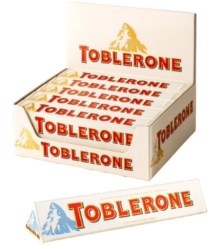 ШБ ТОБЛЕРОН ВАЙТ 100гр 4/20 белый фото 1