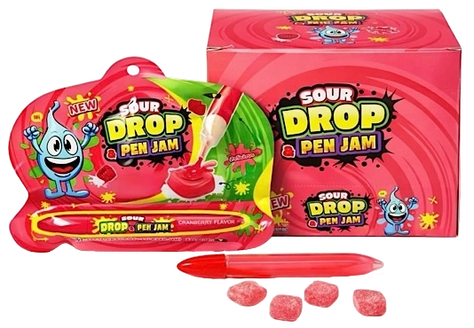 ЖИДКОНФ ДРОП ПЕН ДЖЕМ малина 55гр 12/12 фото 1