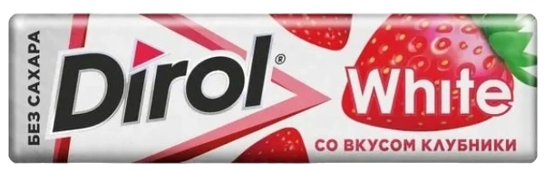 ЖР Дирол 13гр 24/30 ВАЙТ КЛУБНИКА фото 1