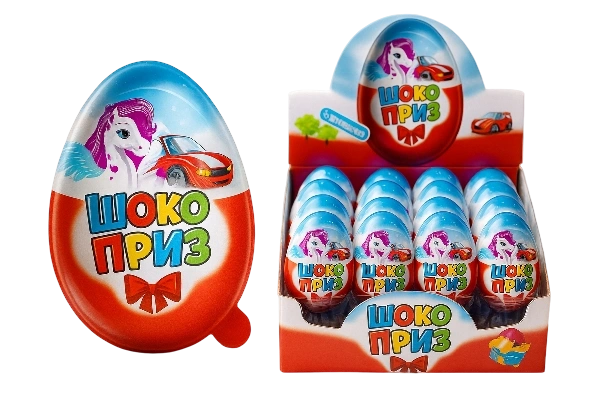 ШКФ ЯЙЦО ШОКОПРИЗ печенье с шок.пастой 15гр 12/24 фото 1