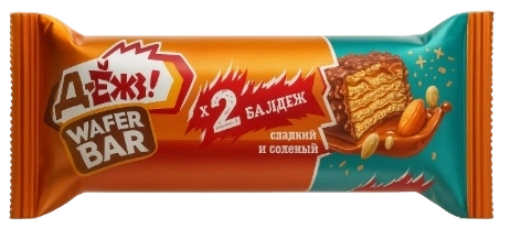 ШБ ДаЕжь карамель-арахис-соленые кранчи 54гр 4/20 ДКх2 фото 1