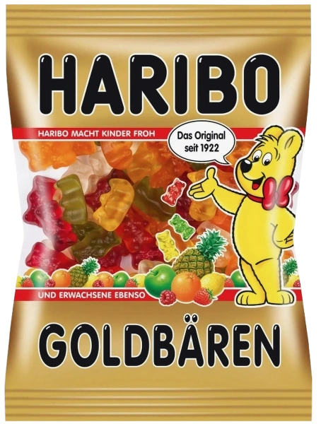 МРМ Haribo Goldbaren - мишки, 100 г, шт 1/30 фото 1