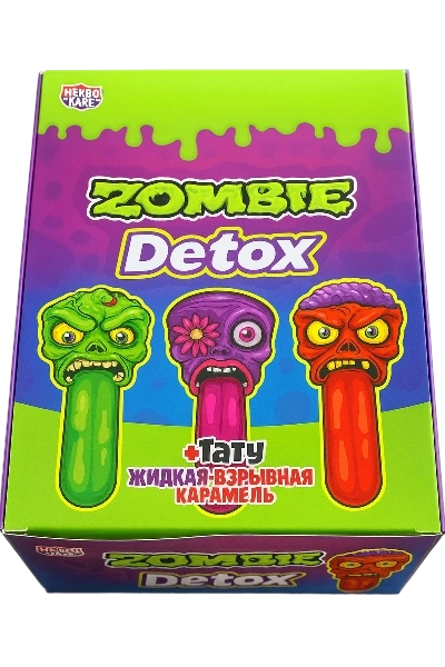 ЖИДКОНФ Зомби Детокс с шипучой и тату 7гр 12/30  фото 1
