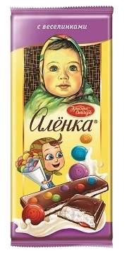 ПЛИТКА Аленка с Веселинками 87гр 1/10 фото 1