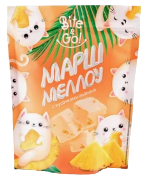 ЗФР БАЙТэндГО маршмлоу с ананасом 120гр 1/10 фото 1