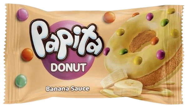 ПЧН Шоколадный пончик Солен Папита БАНАН, 40 г, 6/24 фото 1