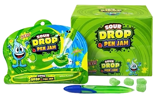 ЖИДКОНФ ДРОП ПЕН ДЖЕМ яблоко 55гр 12/12 фото 1