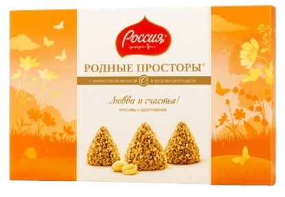 НШК РОДНЫЕ ПРОСТОРЫ арахис 180гр 1/10 желтый фото 1