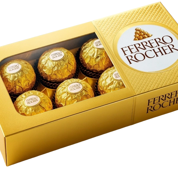 НШК Ферреро Рошер Набор конфет Т6 1/8 75гр ПЕНАЛ фото 1