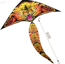 ЛЕТО ВОЗДУШНЫЙ ЗМЕЙ 75х30х40 60/20 с хвостом фото 1