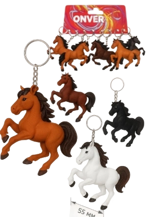 ЛЕТО брелок ЛОШАДКА МИКС3 1/12 СМГ 1494410 фото 1