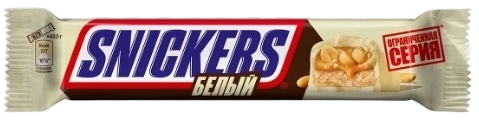 ШБ Сникерс СУПЕР БЕЛЫЙ 81гр. 5/32  фото 1