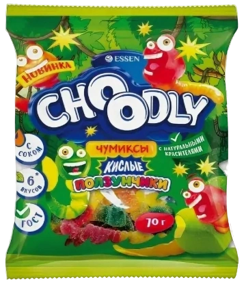 МРМ ЧУДЛИ КИСЛЫЕ ползунчики 70гр 1/18 фото 1