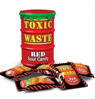 ЛЕДЕНЦЫ ТОКСИК красная бочка 42гр 12/12 фото 1