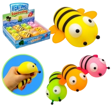 ЛЕТО тянучка жмяка ПЧЕЛКИ пена 24/12 фото 1