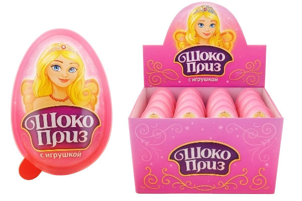 ШКФ ЯЙЦО ШОКОПРИЗ ДЛЯ ДЕВОЧЕК 15гр 12/24 фото 1