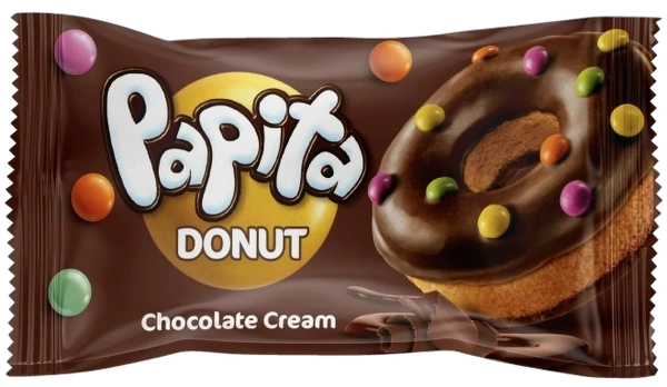 ПЧН Шоколадный пончик Солен Папита ШОКОЛАД, 40 г, 6/24 фото 1
