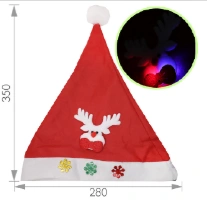 НОВЫЙГОД КОЛПАК с УКРАШЕНИЯМИ СВЕТЯЩИЙСЯ 60/12 14444440 НВГ фото 1