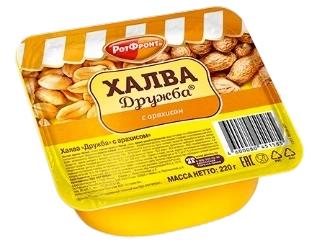 ПЧН ХАЛВА ДРУЖБА с арахисом 220гр 1/6 фото 1