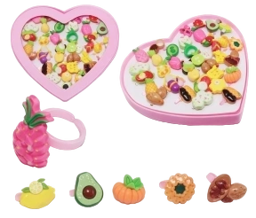 ЛЕТО КОЛЕЧКИ МИКС3 сердце 1/36 фото 1