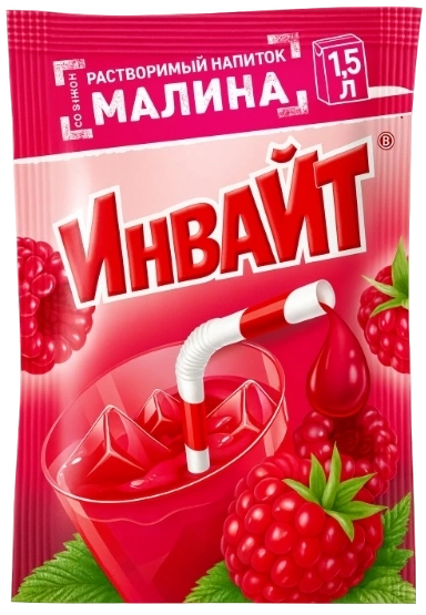 СОК Раств. нап. ИНВАЙТ Малина 12ГР 6/24 фото 1