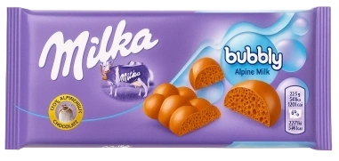 ПЛИТКА Милка Люфле Бабли Милк 90гр 1/14 фото 1