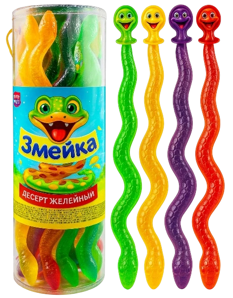 ЖИДКОНФ желейный КРОКОДИЛЬЧИК МАЛ 35гр 6/48 фото 1