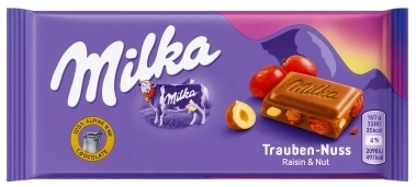 ПЛИТКА Милка Изюм Фундук 90гр 1/23 фото 1