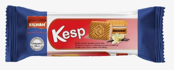 ПЕЧЕНЬЕ KESP со вкусом ванили 58г 6/24 фото 1