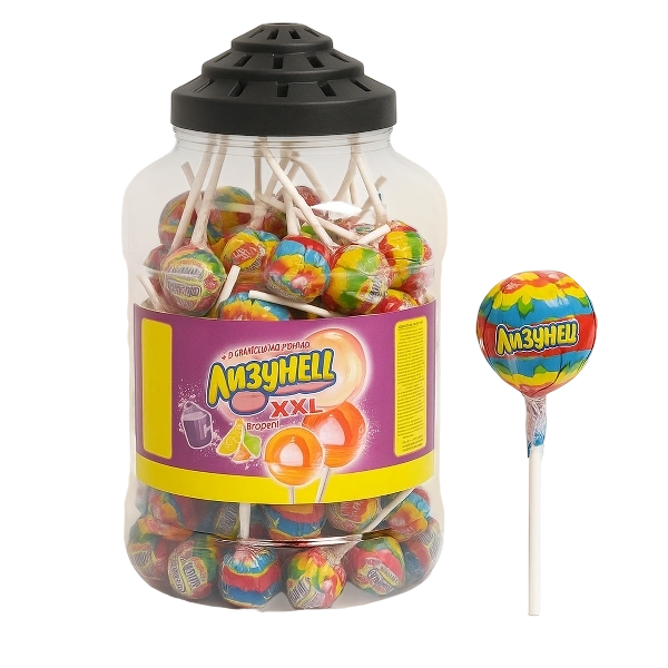 ЛЕД Лизунец ХХЛ Карамель с жр АССОРТИ 24гр 6/100 фото 1