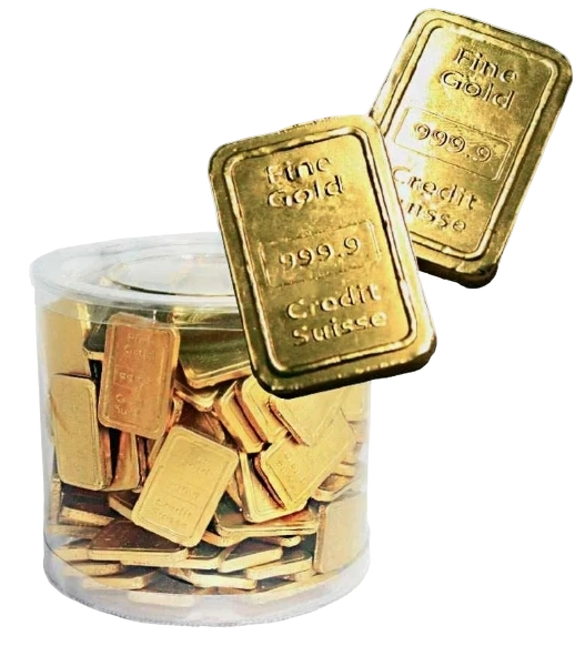 ШКФ Шоколадные слитки,джар 5,5гр 8/250 фото 1
