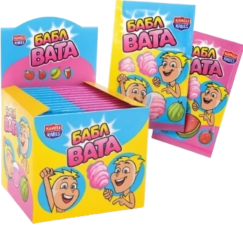 ЖР СЛАДКАЯ БАБЛ ВАТА ассорти 5гр 12/24 фото 1