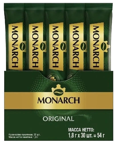 КОФЕ MONARCH стик 20/30 1,8гр фото 1