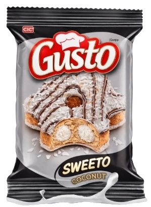 ПЧН ГУСТО СВИТО КЕЙК КОКОНАТ пирожное с кокосовой начинкой 35гр 6/24 фото 1